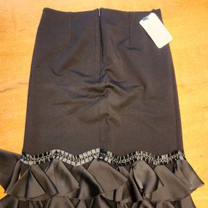*Chic Black Ruffle Skirt by Panz*